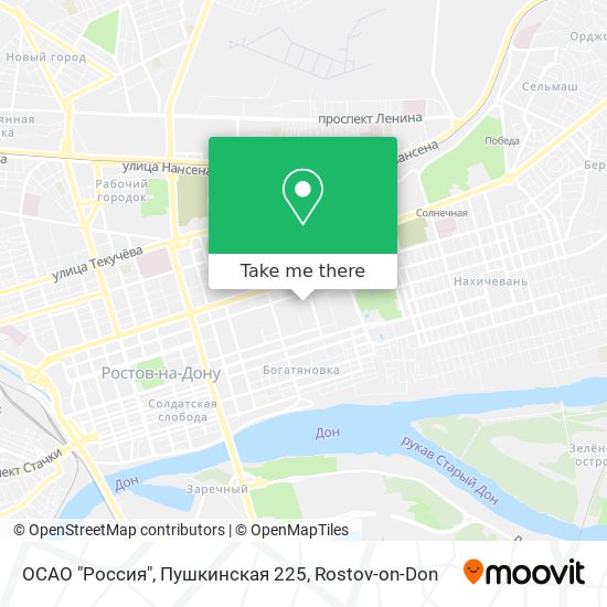 ОСАО "Россия", Пушкинская 225 map