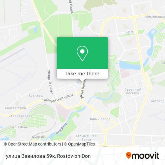 улица Вавилова 59к map