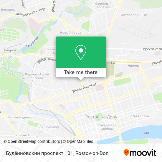 Будённовский проспект 101 map