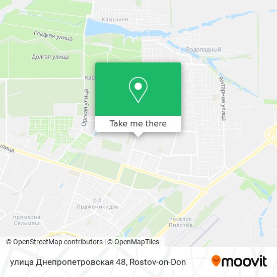улица Днепропетровская 48 map