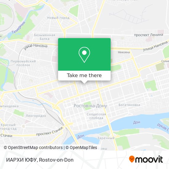 ИАРХИ ЮФУ map