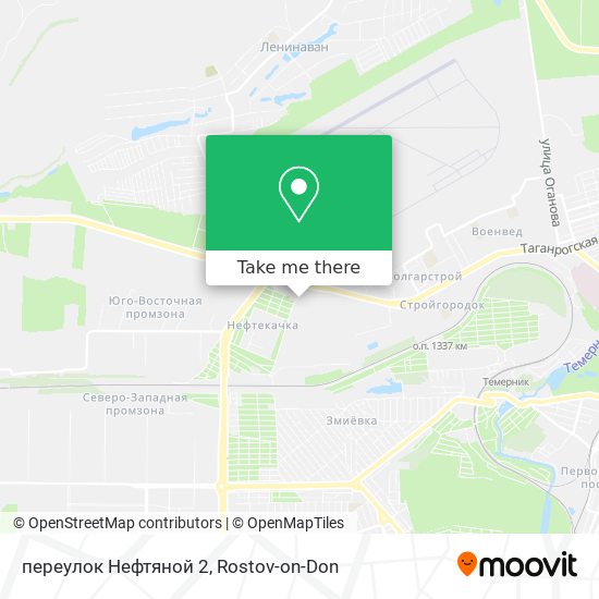 переулок Нефтяной 2 map