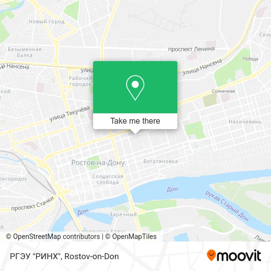 РГЭУ "РИНХ" map