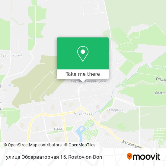 улица Обсерваторная 15 map
