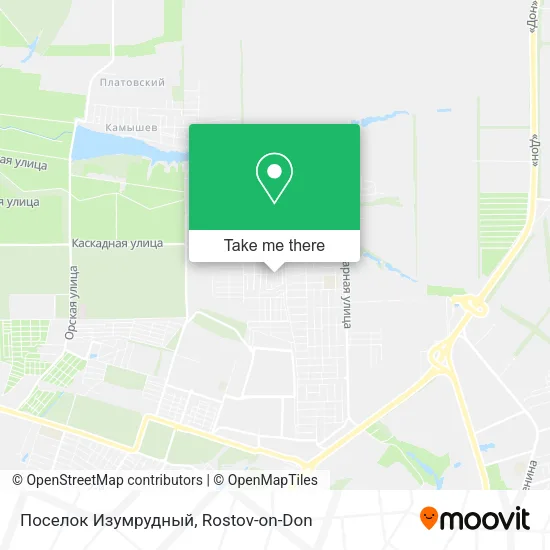 Поселок Изумрудный map