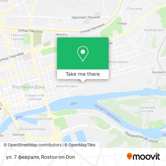 ул. 7 февраля map