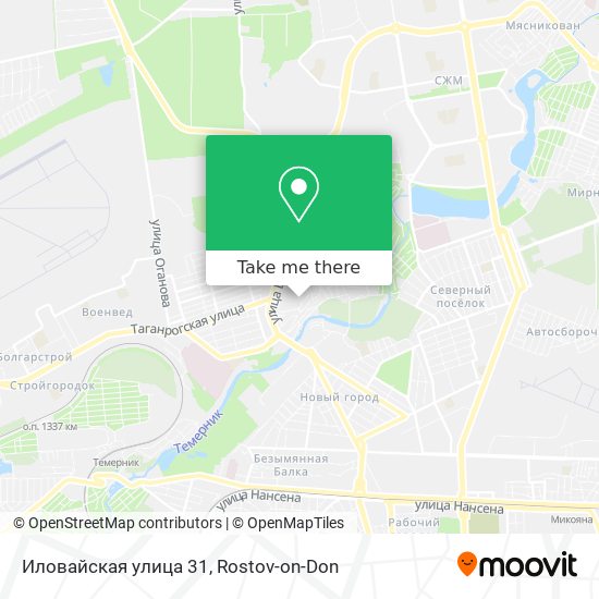 Иловайская улица 31 map