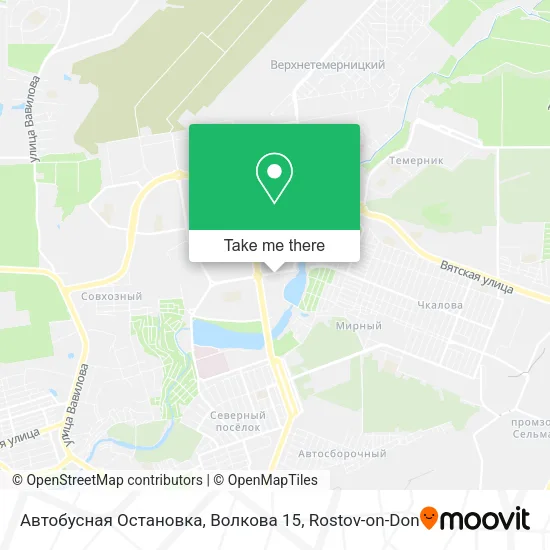 Автобусная Остановка, Волкова 15 map