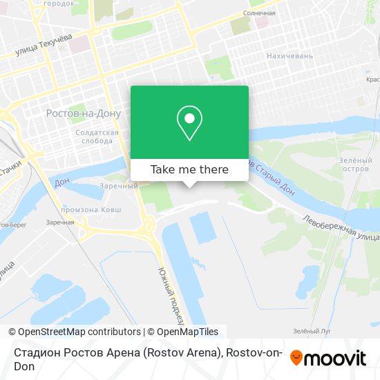 Стадион Ростов Арена (Rostov Arena) map