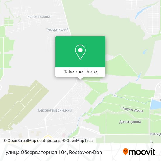 улица Обсерваторная 104 map