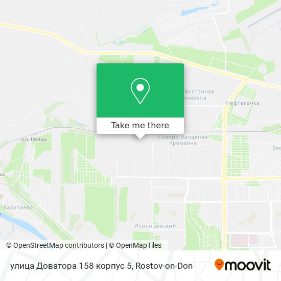 улица Доватора 158 корпус 5 map