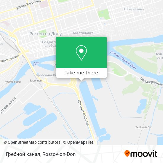 Гребной канал map