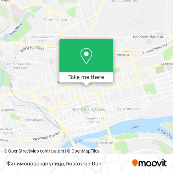 Филимоновская улица map