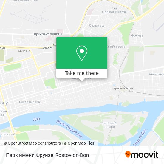 Парк имени Фрунзе map