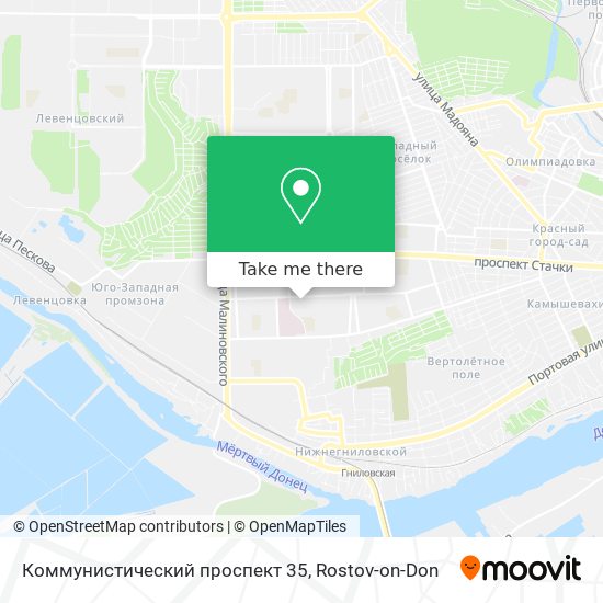 Коммунистический проспект 35 map