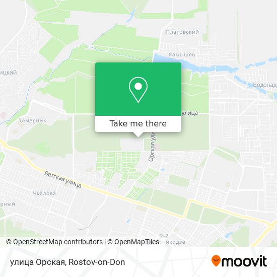 улица Орская map