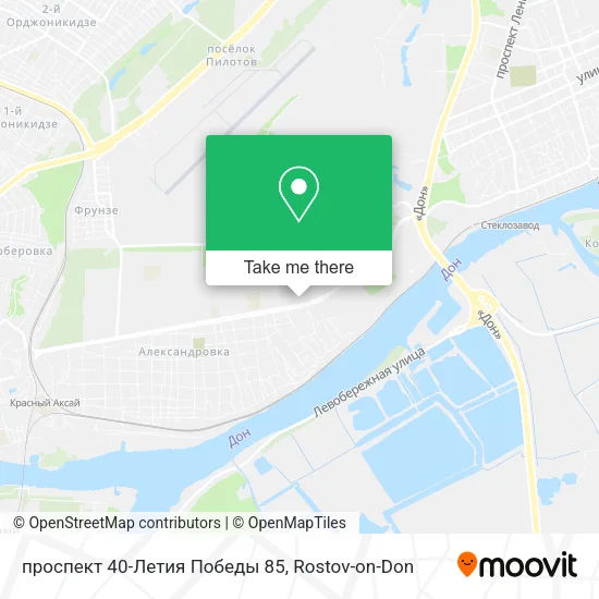 проспект 40-Летия Победы 85 map