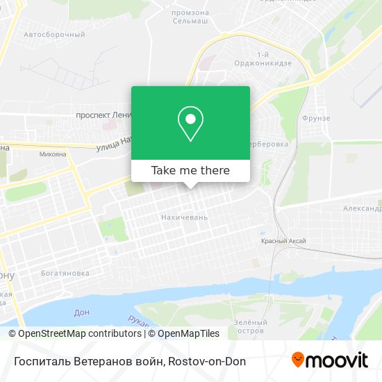 Госпиталь Ветеранов войн map