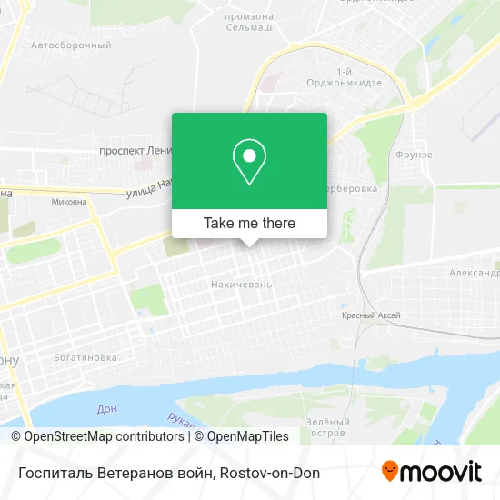 Госпиталь Ветеранов войн map