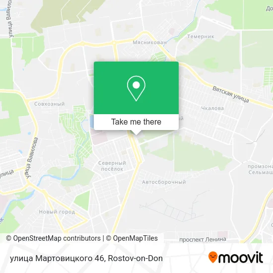 улица Мартовицкого 46 map