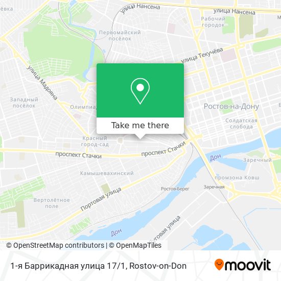 1-я Баррикадная улица 17/1 map