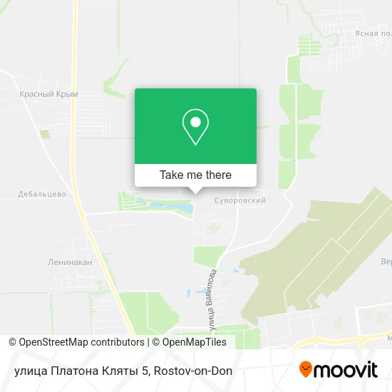 улица Платона Кляты 5 map