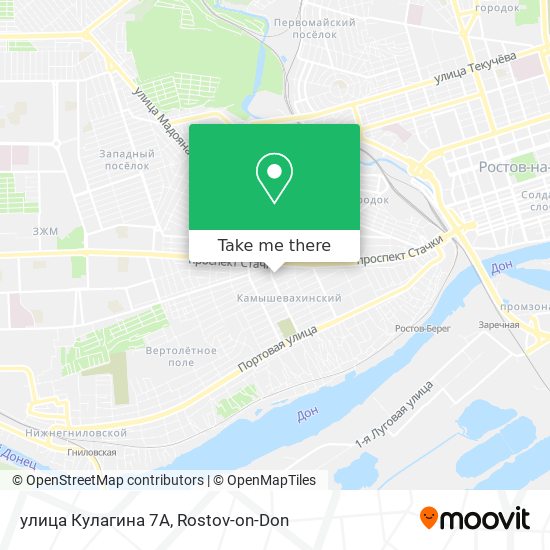 улица Кулагина 7А map