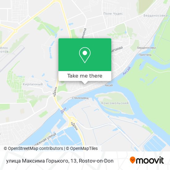 улица Максима Горького, 13 map