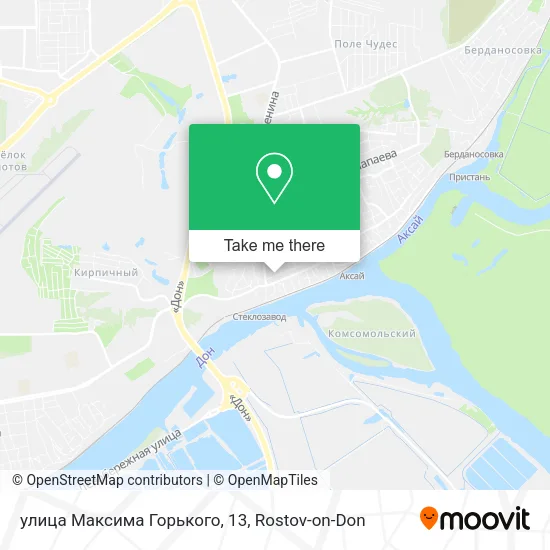 улица Максима Горького, 13 map