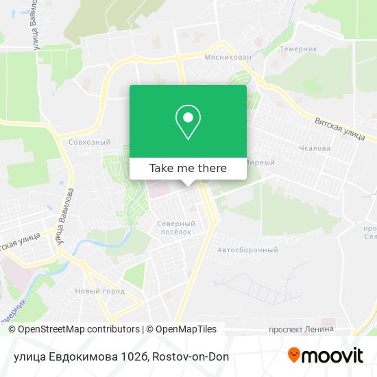 улица Евдокимова 102б map
