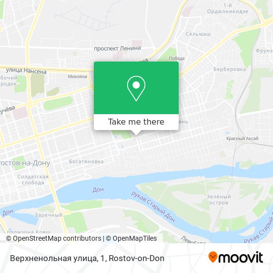 Верхненольная улица, 1 map