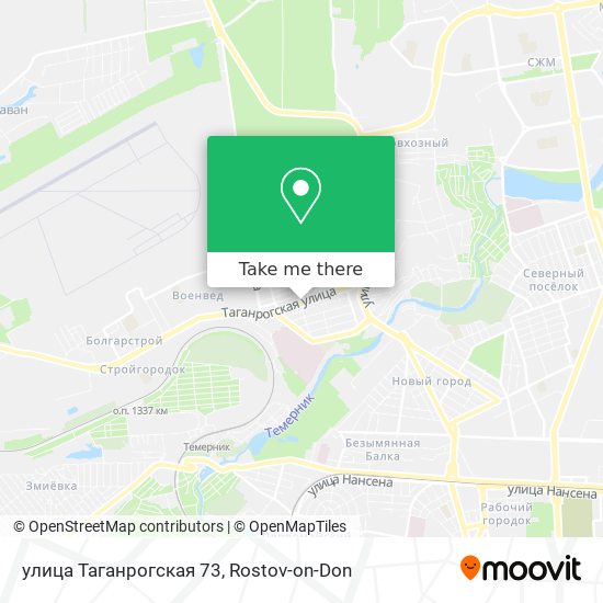 улица Таганрогская 73 map