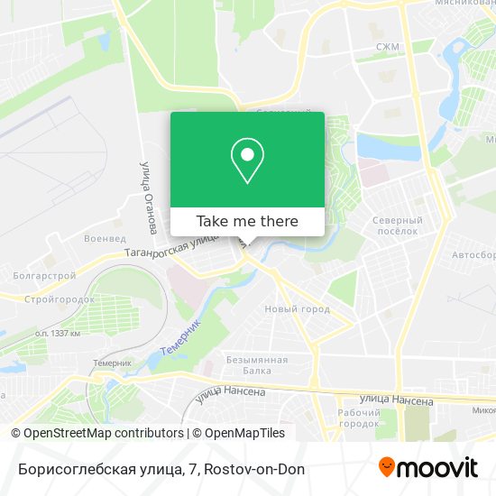 Борисоглебская улица, 7 map