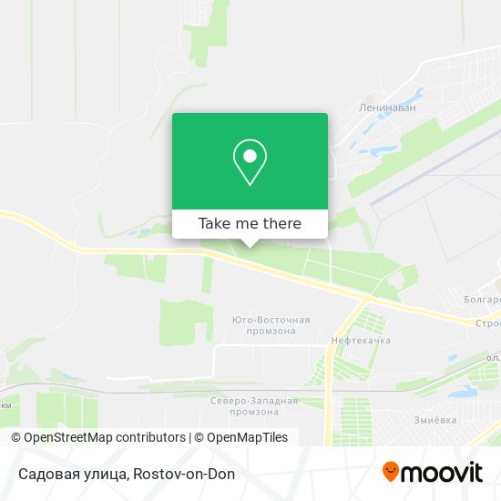 Садовая улица map