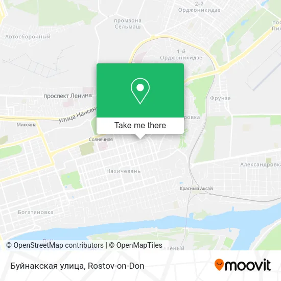 Буйнакская улица map