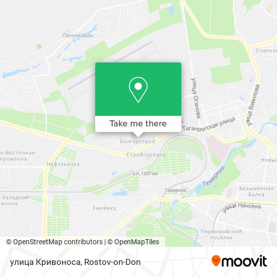 улица Кривоноса map