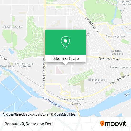Западный map