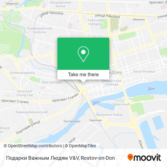 Подарки Важным Людям V&V map