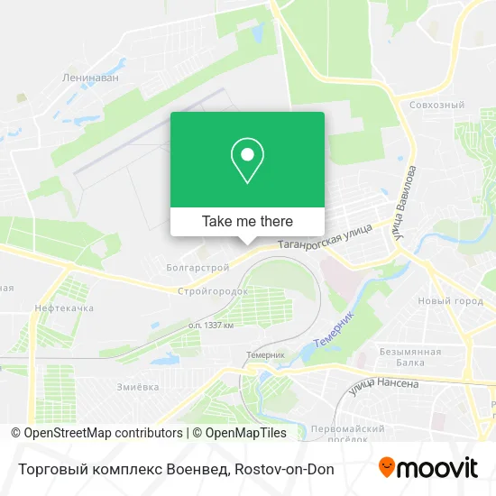 Торговый комплекс Военвед map