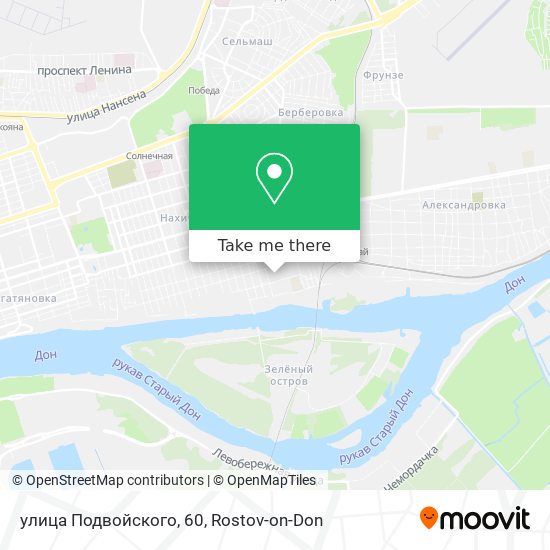 улица Подвойского, 60 map