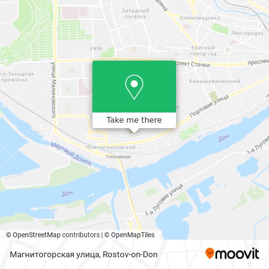 Магнитогорская улица map
