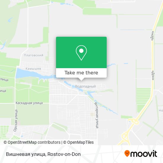 Вишневая улица map
