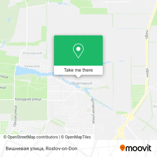 Вишневая улица map