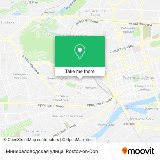 Минераловодская улица map
