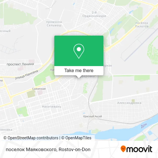 поселок Маяковского map