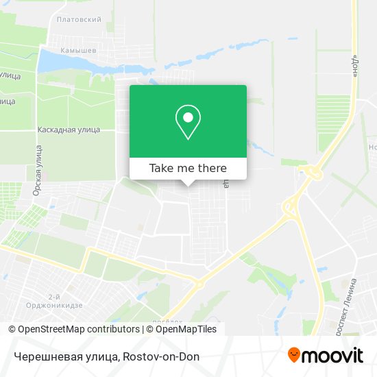 Черешневая улица map