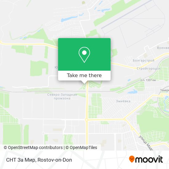 СНТ За Мир map