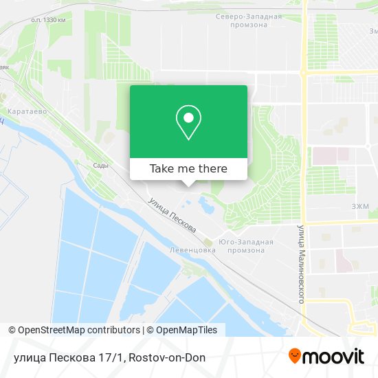 улица Пескова 17/1 map