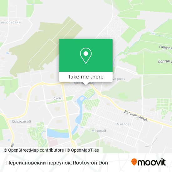 Персиановский переулок map