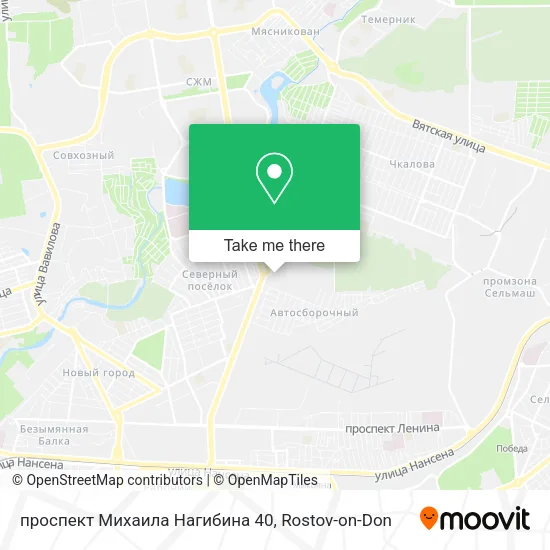 проспект Михаила Нагибина 40 map